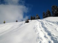 Sopra Rutan c'e' un bel pezzo ripido  IMG 1280