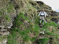 Discesa, due brevi tratti con catene  IMG 0882