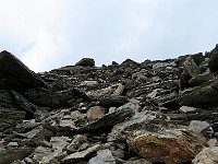 Ma gli ultimi 200mt sono su pietraia, e poco stabile  IMG 1434