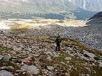 Scendiamo dal ripido versante dell' Alpe de Vigon  CIMG0080