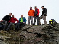 Foto ricordo al Piz de la Mucia 2957mt (cima Est)  IMG 1564