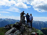 Foto ricordo Piz de l'Ardion 2507mt  IMG 3230