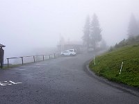 Al parcheggio a Plattner Q1600, visibilità quasi nulla  20190814 074928