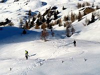 Ognuno a modo suo nella neve fresca  IMG 1267