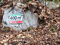 Ogni +100 c'e' un cartello indicatore  IMG 5579