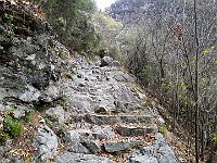 Inziamo il cammino, ci sono ben 2500 gradini per arrivare a Codera  20230330 081626