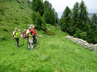 Dopo pranzo torniamo alla baita e seguiamo un sentiero bollato ma non presente sulle mappe  IMG 8539