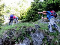 Salita su deboli tracce verso Pian Toi  IMG 2548