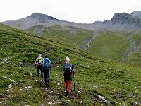 Saliamo sul pinoro a sinistra dei due ruscelli, senza sentiero  IMG 3073