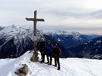 Foto ricordo alla croce  IMG 4268