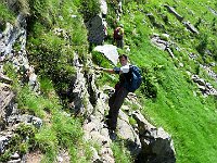 Paolo sul tratto con catene  IMG 5775