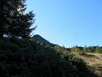 Finalmente riesco a fotografare la cima, sempre visibile ma in controluce  IMG 6095