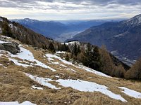 Il rifugio lo si vede solo all'ultimo, si vedono però delle baite diroccate  20250105 114844