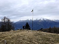 Poi deviamo dalla traccia preparata e saliamo verso il rifugio Bellano  20250402 082752