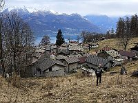 Ci accorgiamo di aver dimenticato una tappa della traccia originale, quindi scendiamo di 200mt a Sommafiume  20250402 085943