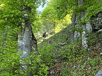 Dopo la pausa iniziamo la dura salita alla Cima di Eghen  20250515 094555