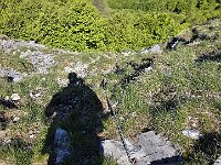 L'arrivo della catena sul tratto attrezzato e verticale  20250515 105358