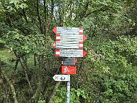 Crocevia di sentieri tutti diretti al Monte Generoso, prendiamo la Via Alta  20250911 074644