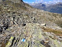 Passo di Cara 2458m, uno sguardo indietro sul percorso  20250914 115559