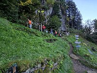 Il bivio con il sentiero che sale dal Ponte nel Cielo  20250918 083955