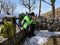Sosta al Santuario della Sacra Famiglia di Nazareth, accompagnamento musicale  20260218 103206