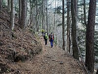 Siamo sul bel sentiero VERDE per il rifugio Ariaal  20260304 100113